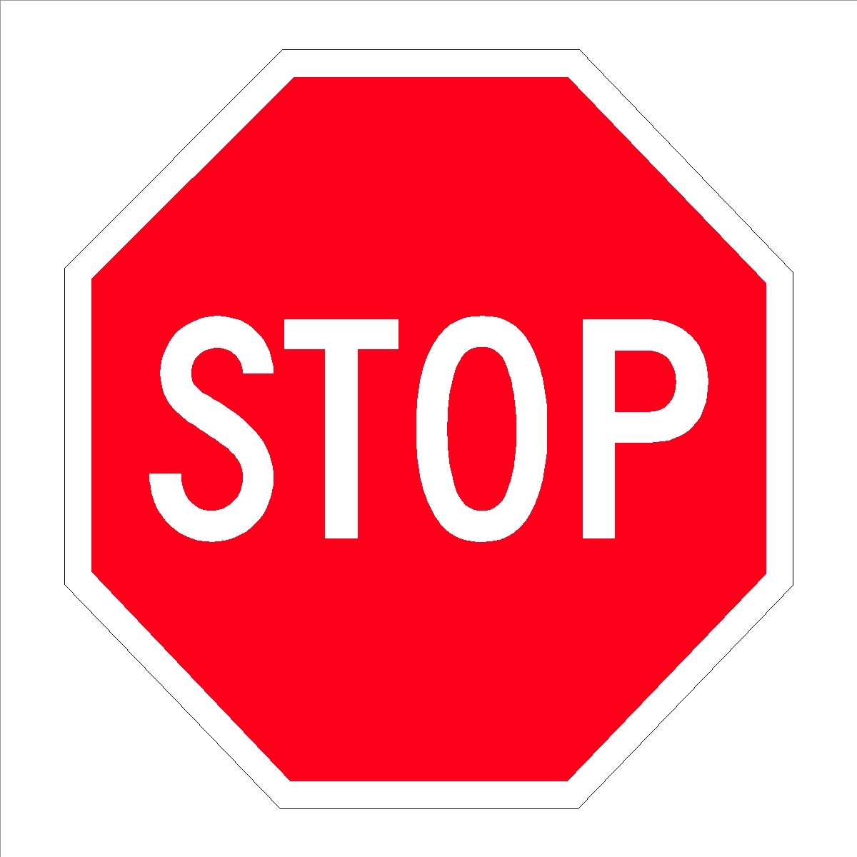 Printable Stop Sign