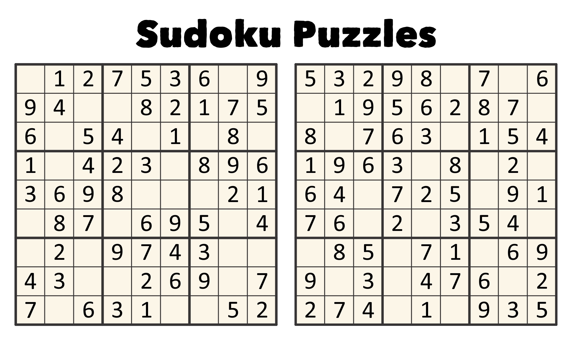 sudoku puzzles printable pdf