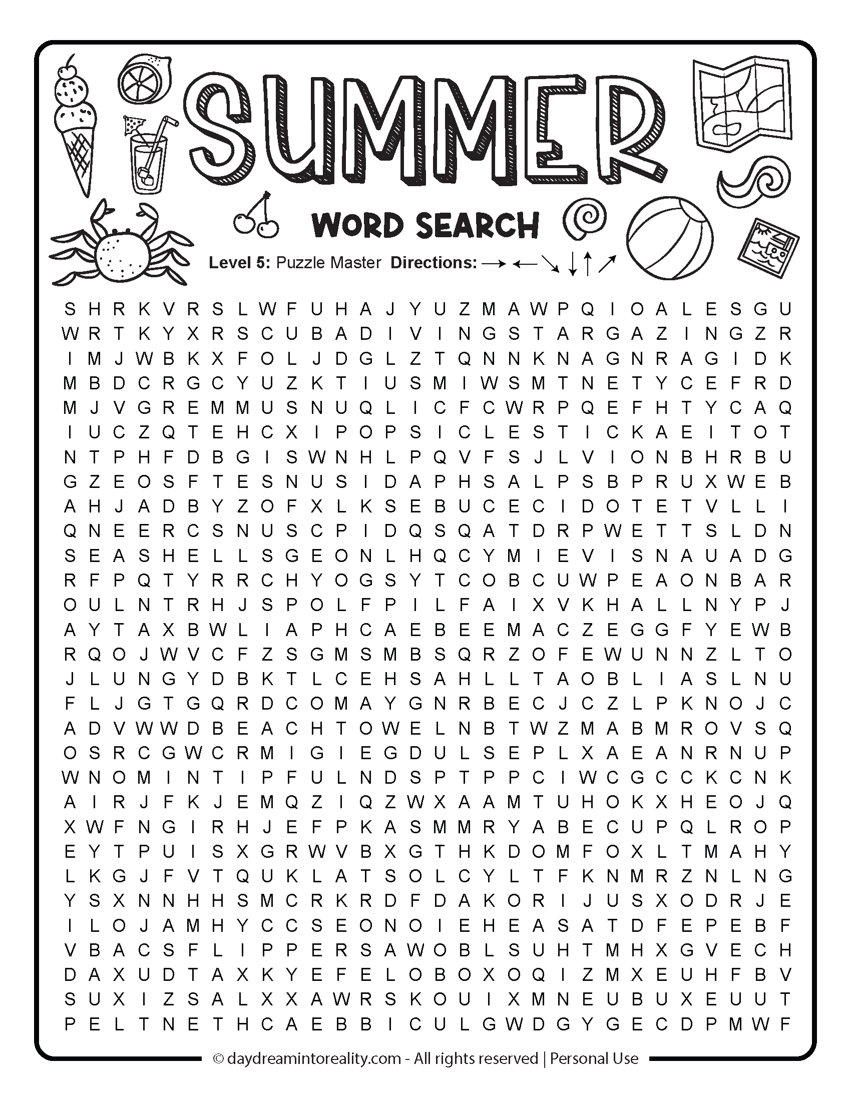 word find puzzles to print