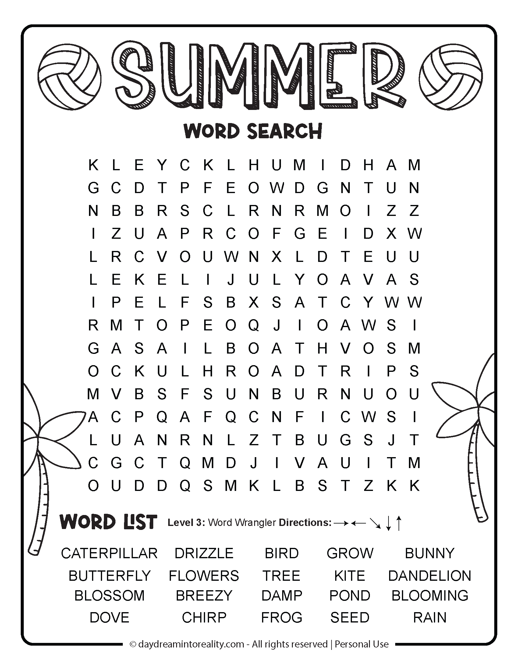 Word Search Pdf Printable