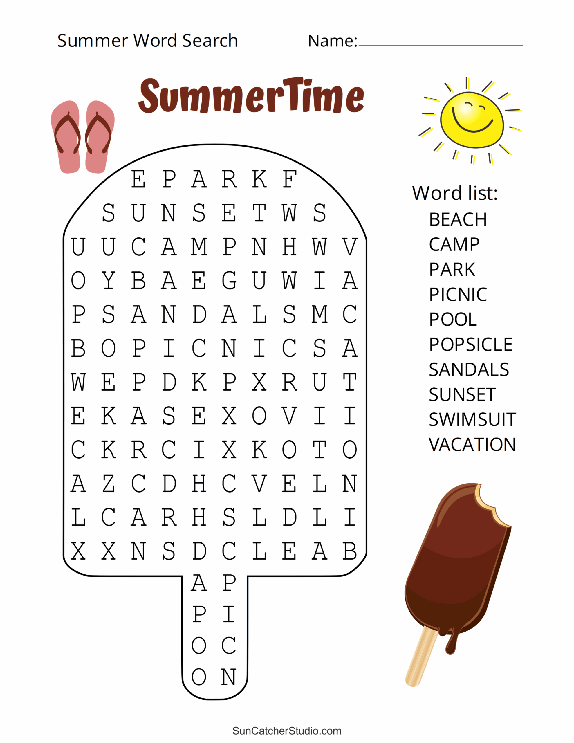 Summer Word Search Free Printable Puzzles Free Printables Monograms Design Tools Patterns DIY Projects Summer Word Search Free Printable Puzzles Free Printables Monograms Design Tools Patterns DIY Projects