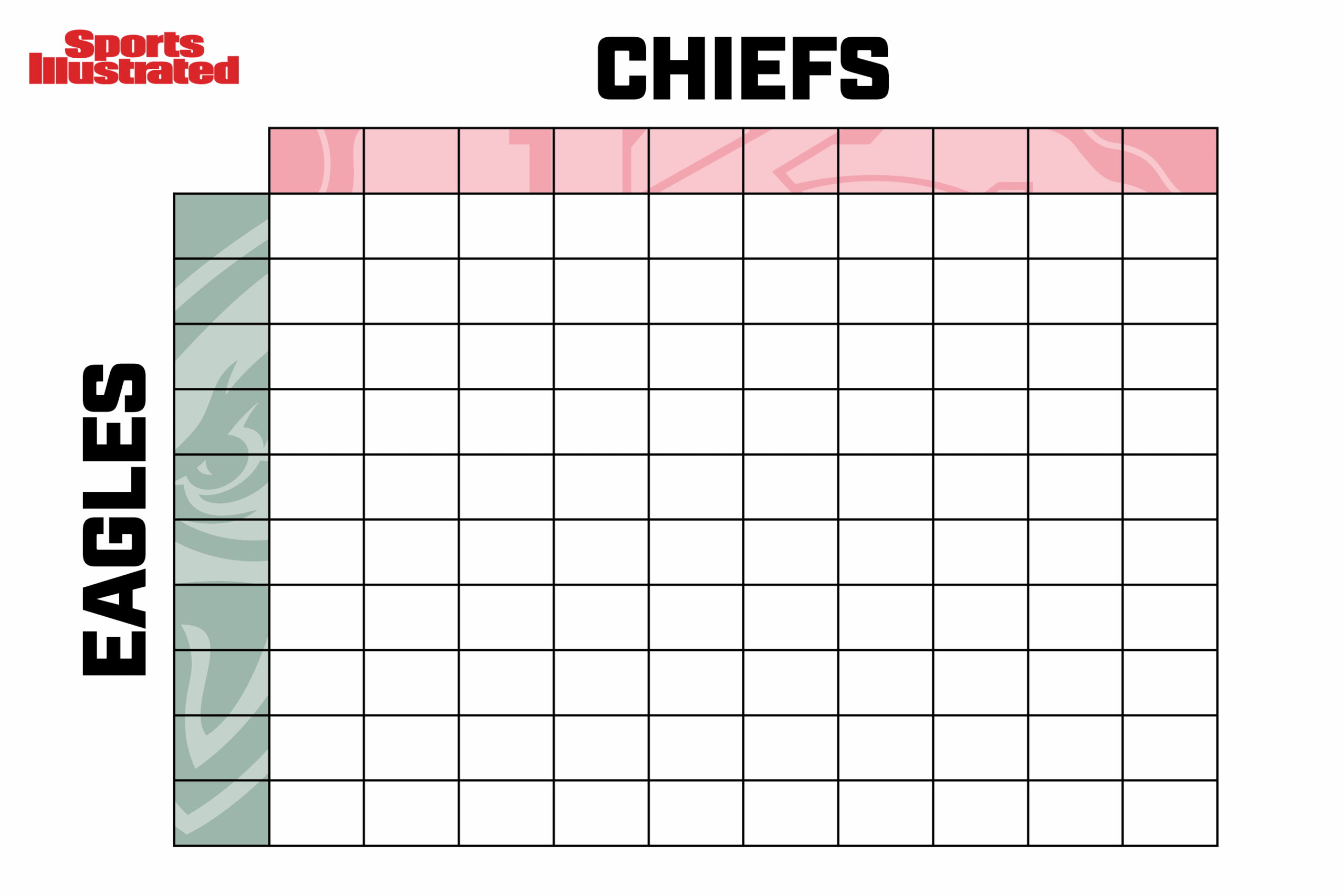 super bowl squares template