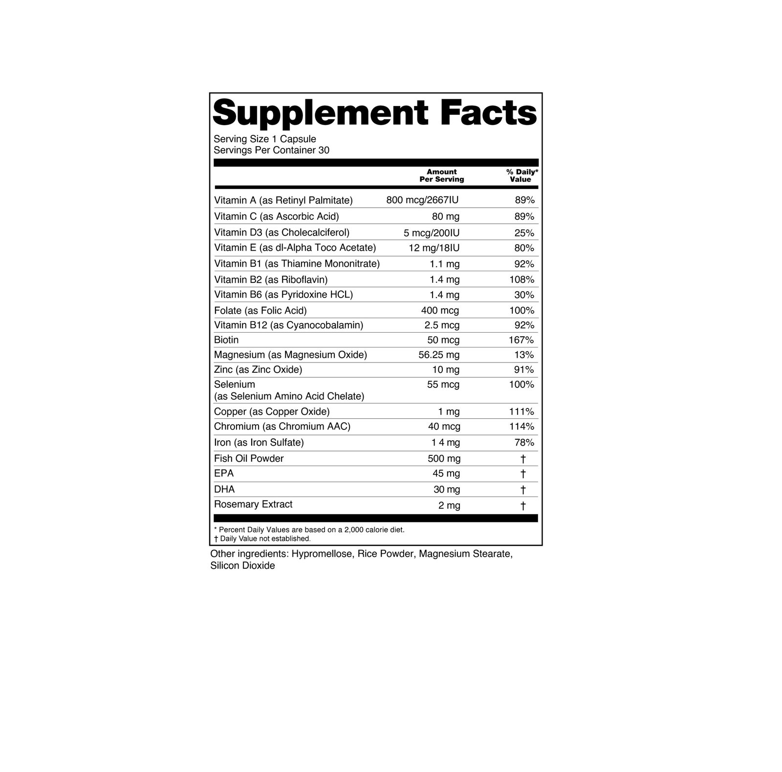 Supplement Fact Label Nutritionlabelpro Supplement Fact Label Nutritionlabelpro