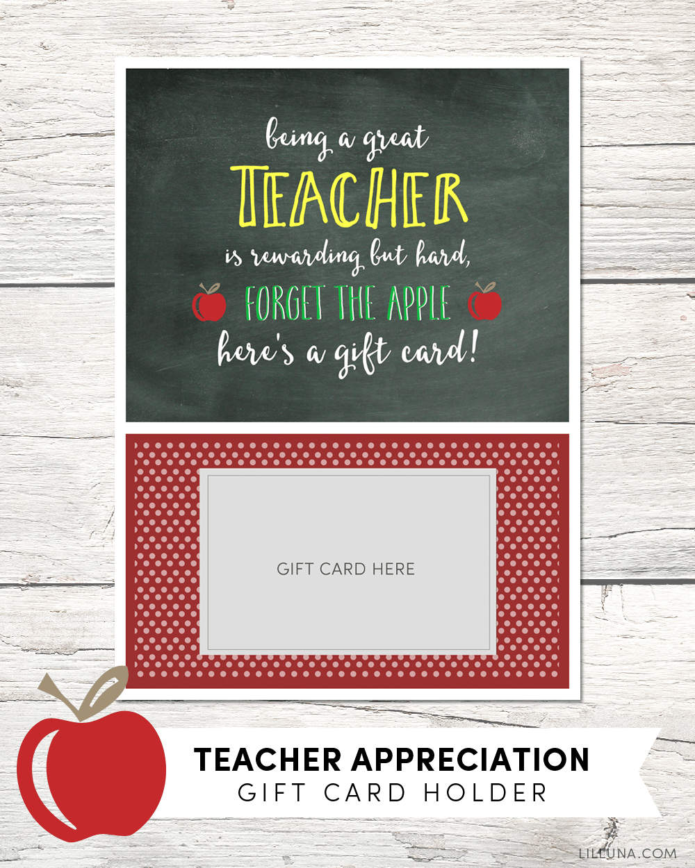 Teacher Appreciation Gift Card Holder Let s DIY It All With Kritsyn Merkley
