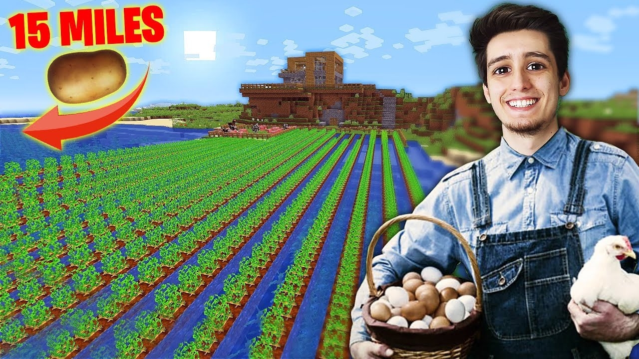 Minecraft Potato Farm Funny