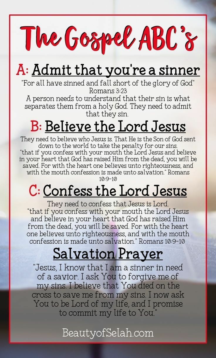 THE GOSPEL ABC S OF SALVATION
