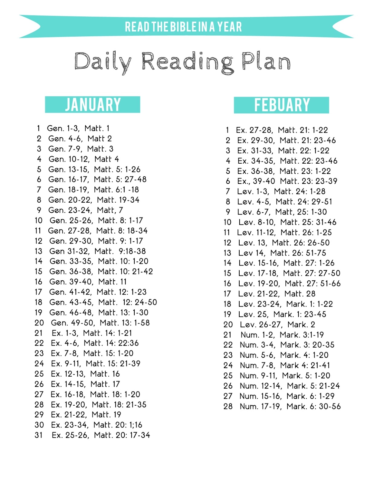 printable bible reading plan for beginners printable bible reading plan for beginners