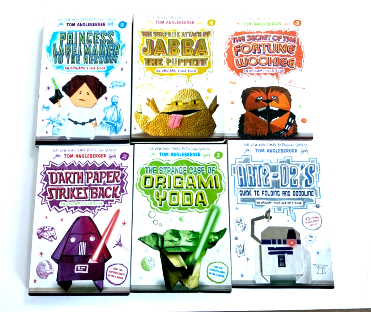 The Origami Yoda Files 6 Book Set By Tom Angleberger Star Wars 1 2 3 4 5 6 EBay