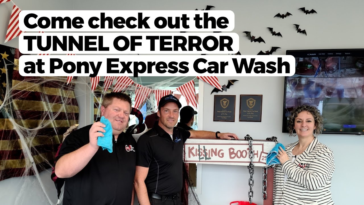 The Pony Express Car Wash TUNNEL Of TERROR YouTube