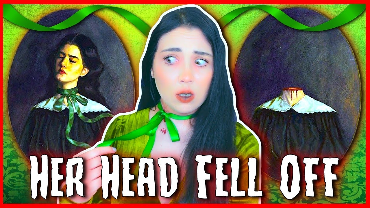 girl with the scarf head falls off