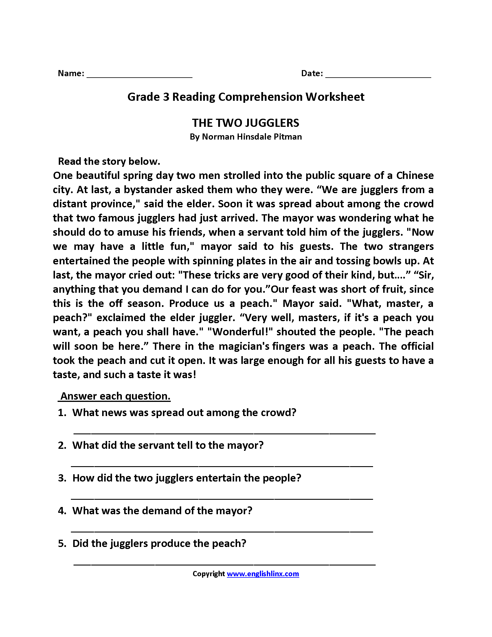 Third Grade Reading Worksheets Improve Fluency Vocabulary Third Grade Reading Worksheets Improve Fluency Vocabulary