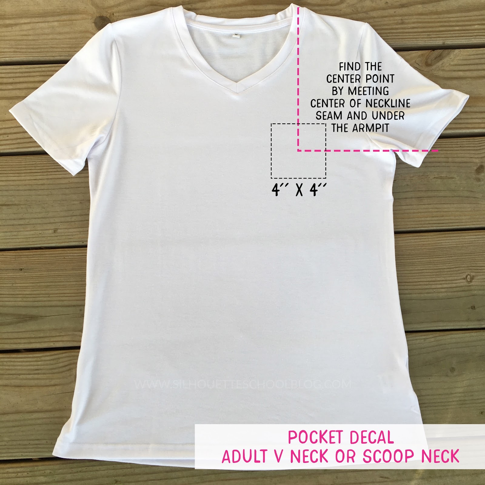 Tips For Heat Transfer Vinyl Shirt Decal Placement Silhouette School