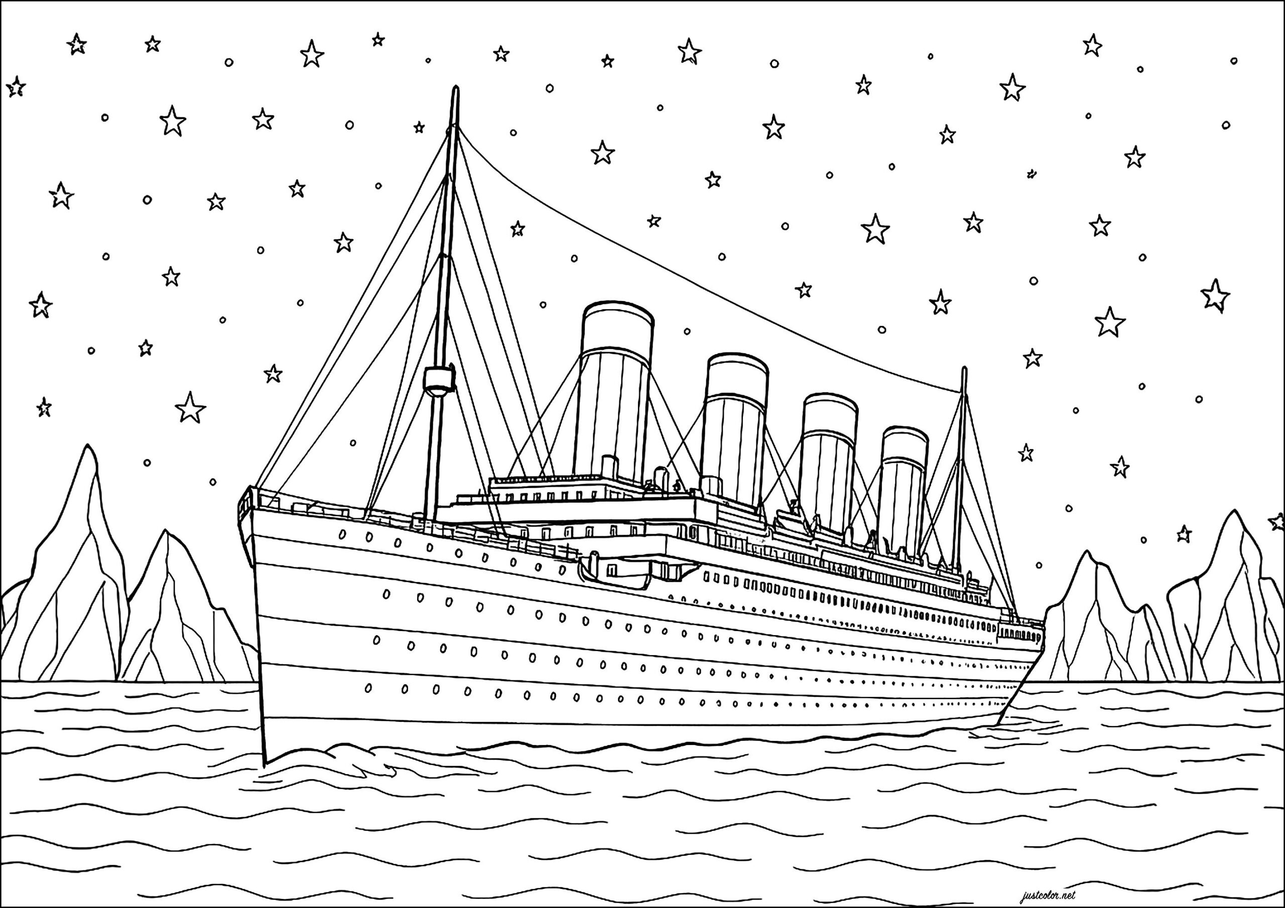 Coloring Pages Of Titanic