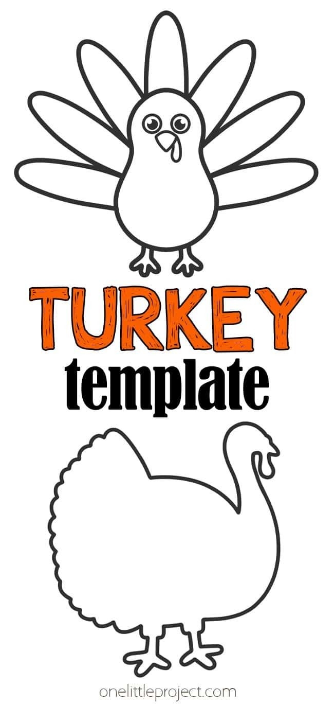 turkey template printable