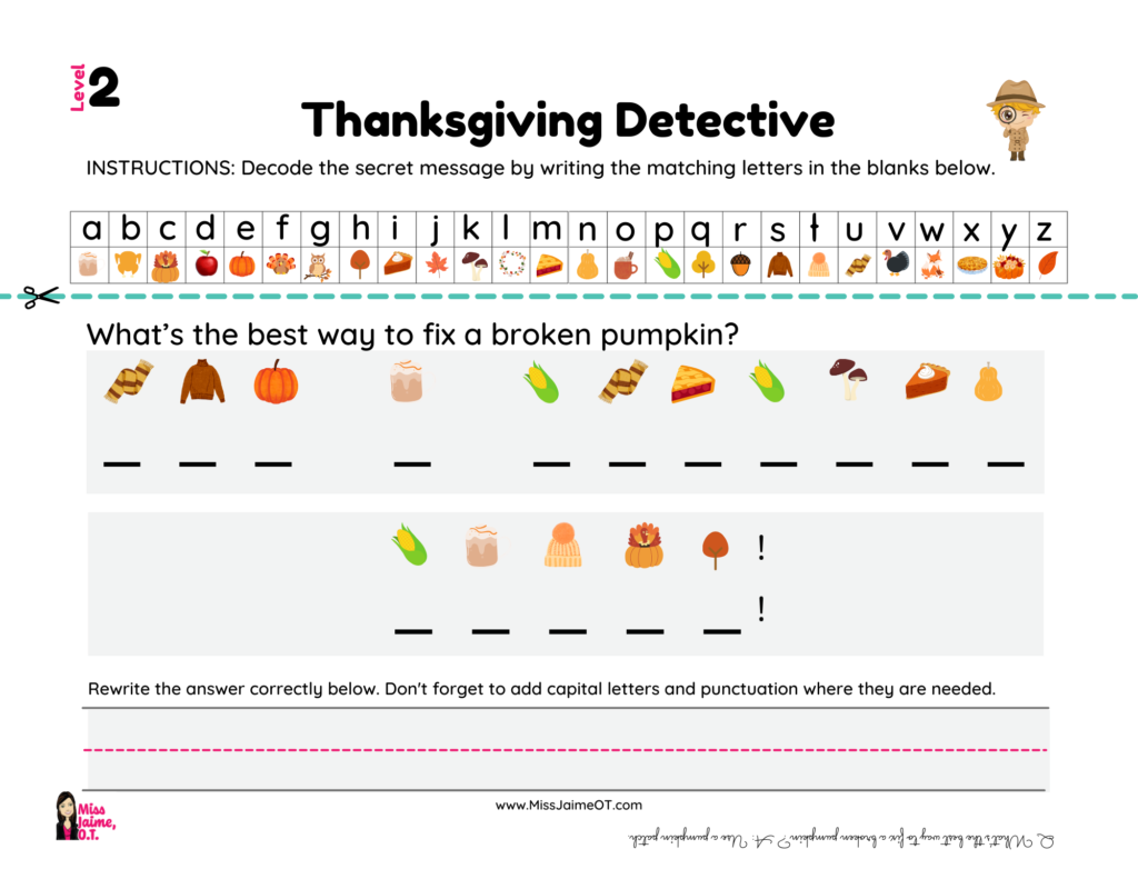 Unlocking Learning Through Cryptograms A Thanksgiving Gift For Your Students Miss Jaime O T 