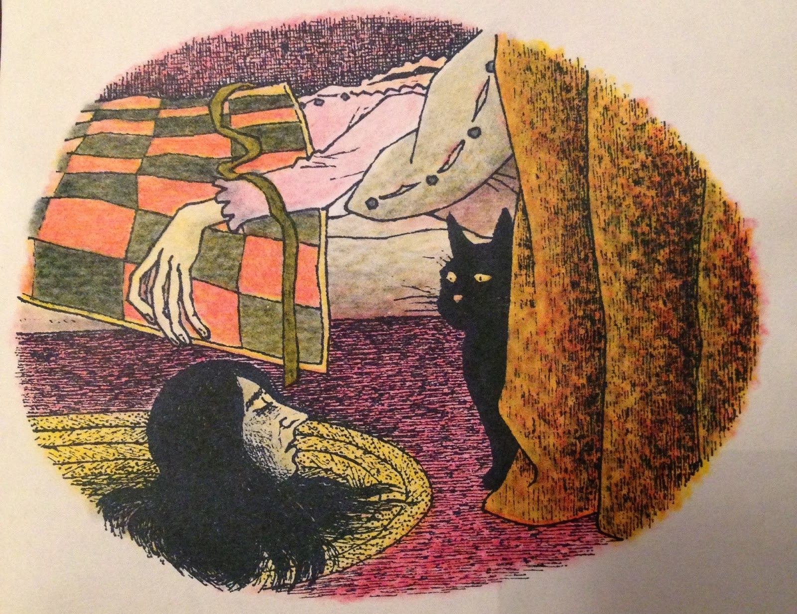 Girl With The Scarf Head Falls Off