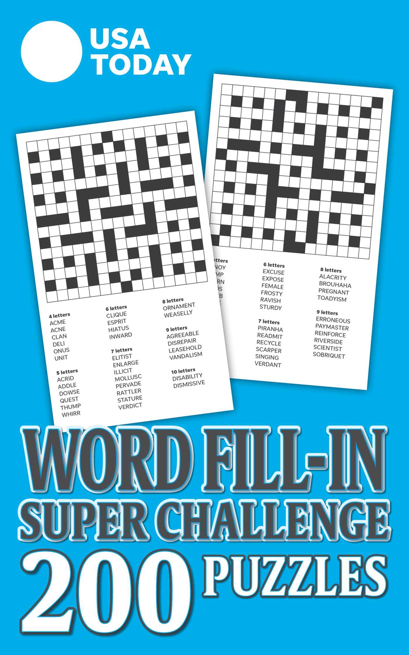 USA TODAY Word Fill In Super Challenge Book By USA TODAY Official Publisher Page Simon Schuster USA TODAY Word Fill In Super Challenge Book By USA TODAY Official Publisher Page Simon Schuster