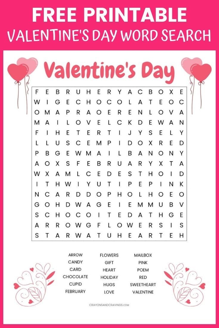 Valentine s Day Word Search