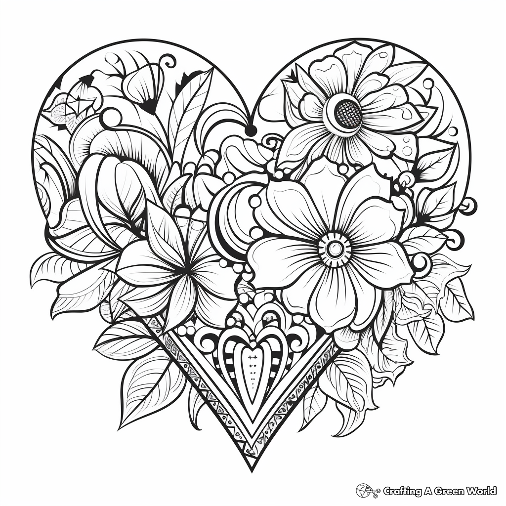 Valentines Day Coloring Pages For Adults Free Printable 