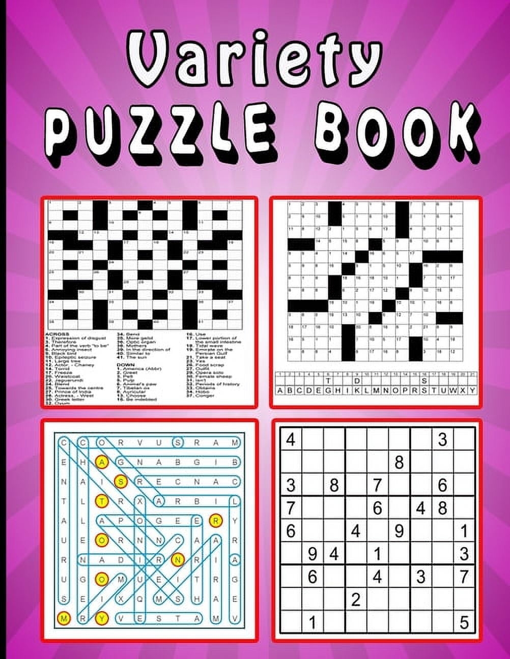 Crossword Puzzle Book Pages