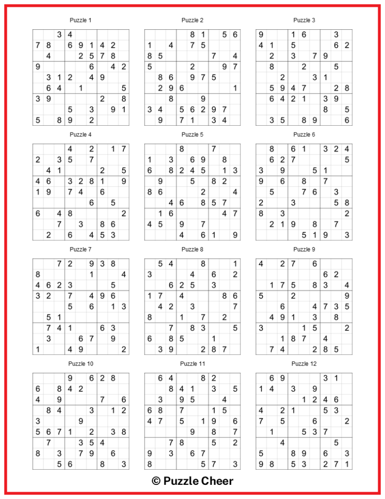 printable easy sudoku sheets printable easy sudoku sheets