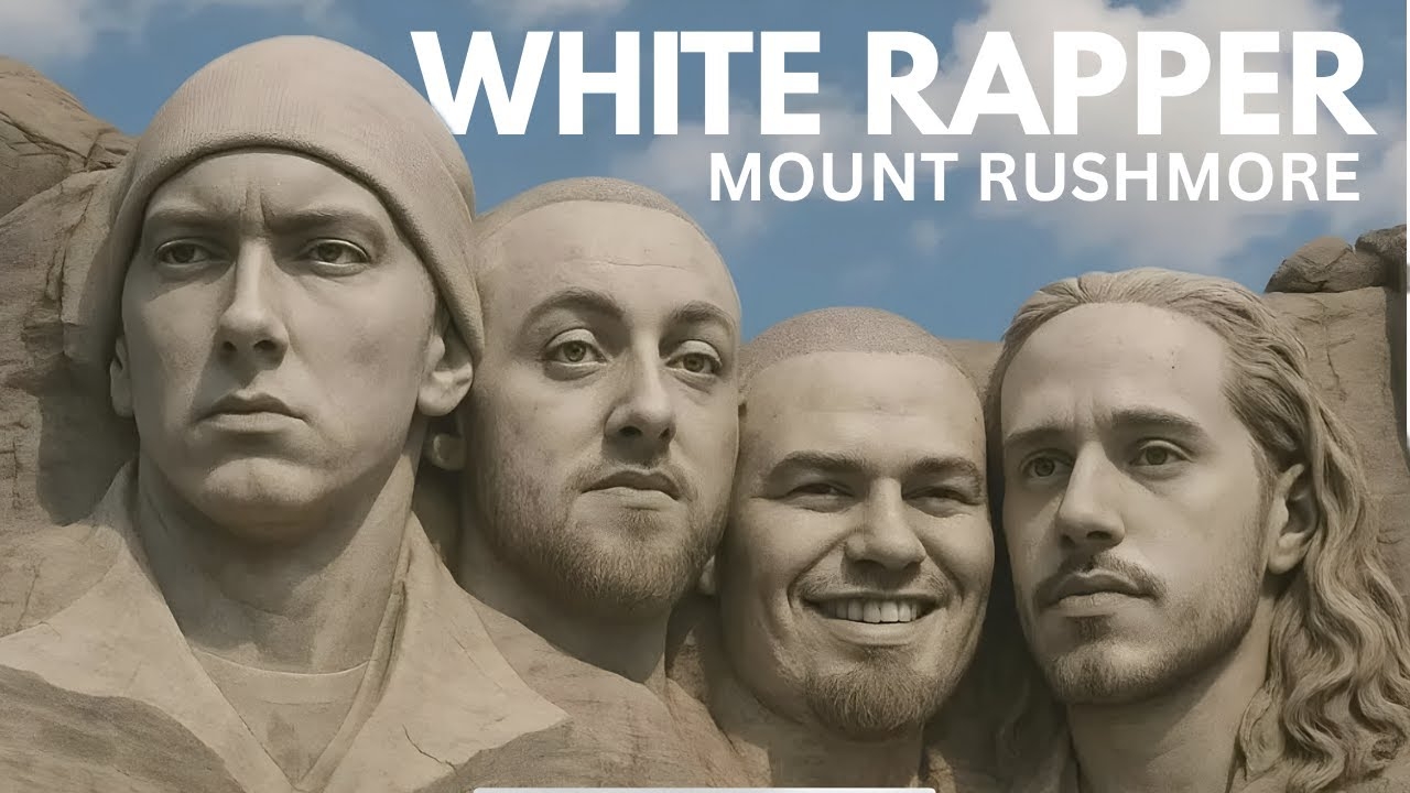 White Rapper Mount Rushmore