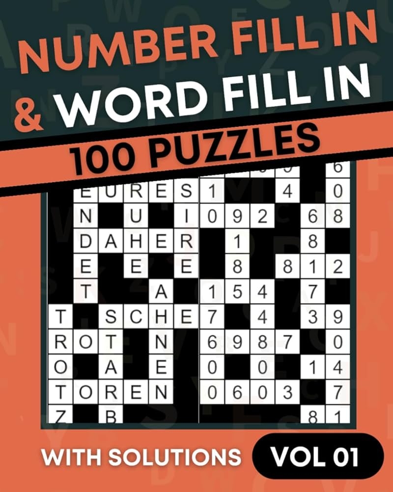 Word And Number Fill In Puzzle Books 100 Half Number Fill In Half Word Fill In Word And Number Fill In Puzzle Books 100 Half Number Fill In Half Word Fill In