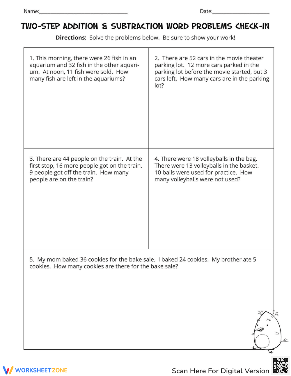 Word Problems Addition Subtraction Worksheet Word Problems Addition Subtraction Worksheet