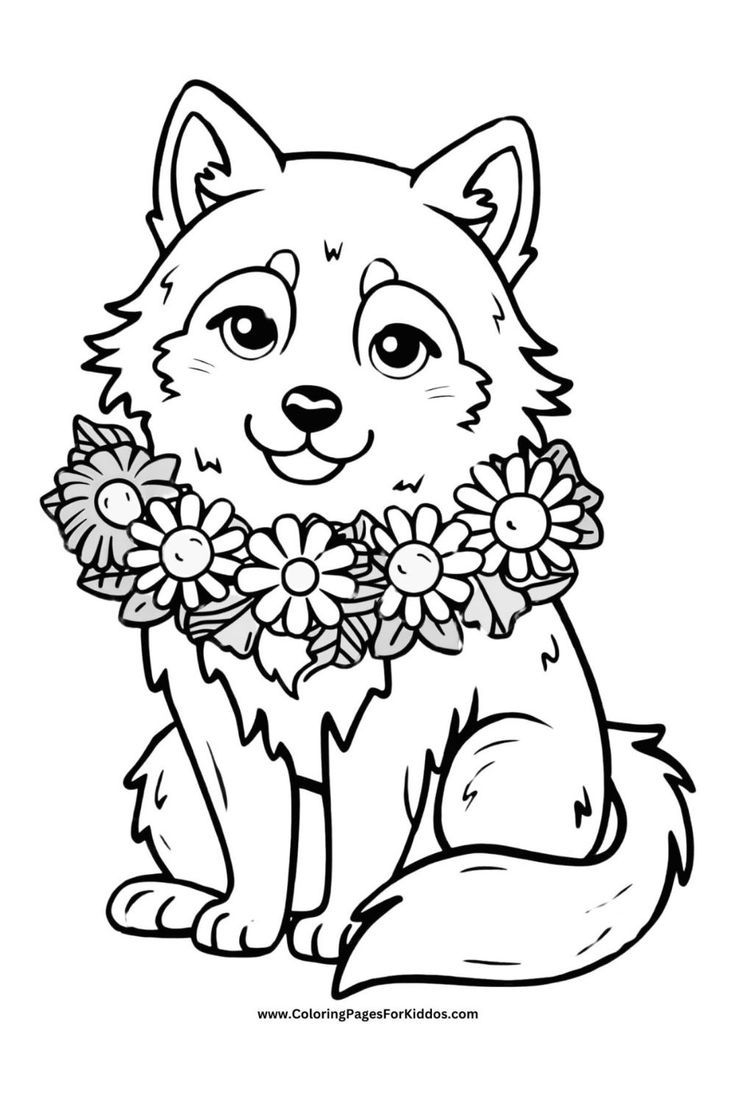 10 Free Printable Wolf Coloring Pages For Kids