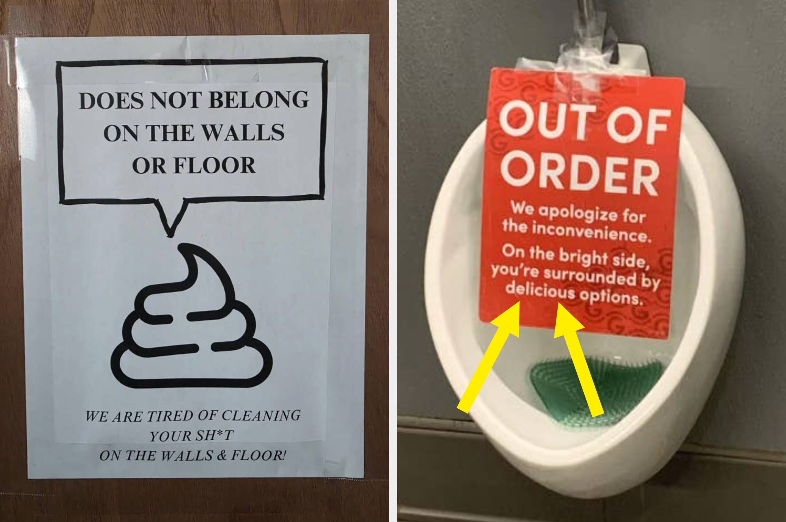 funny out of order signs