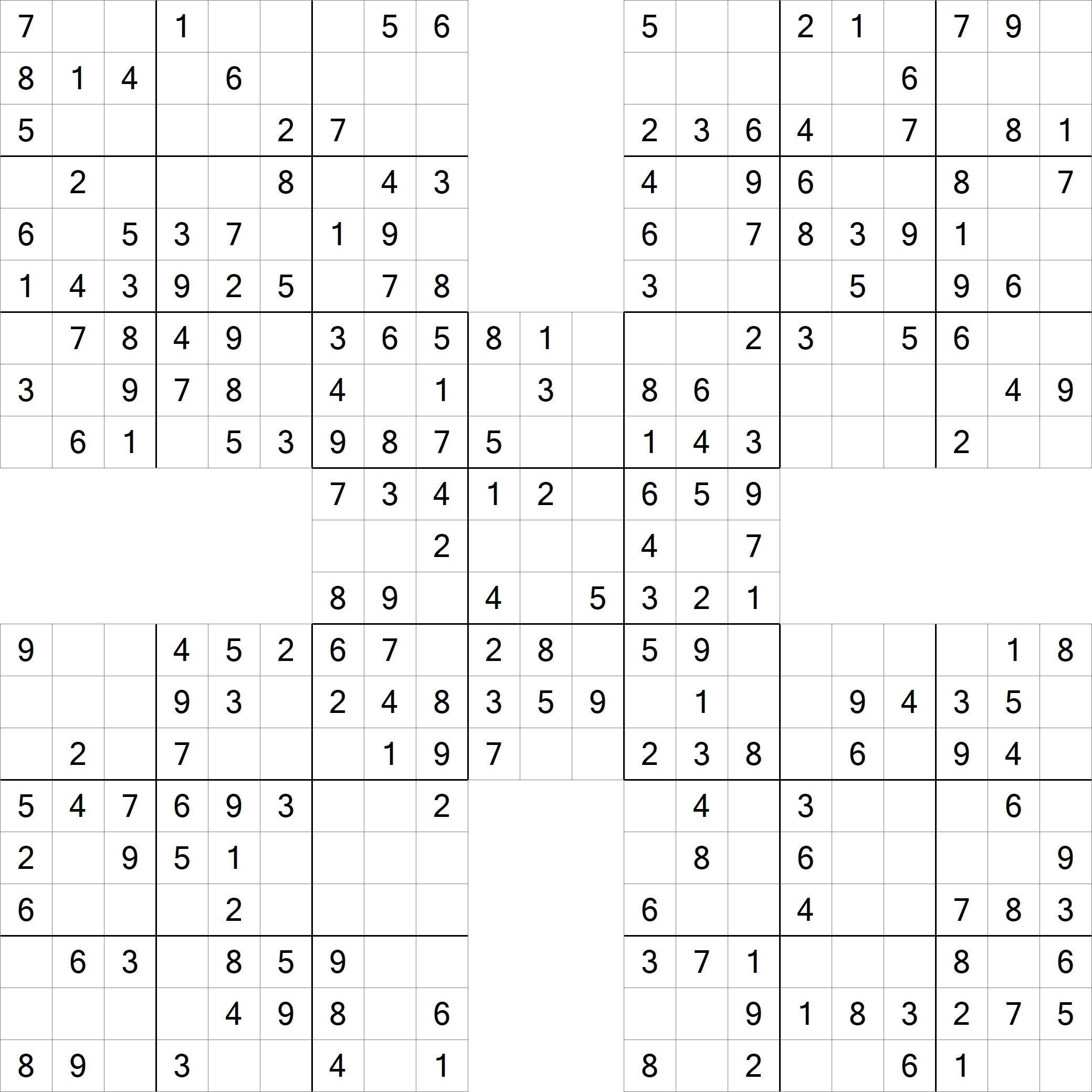 200 Easy Samurai Sudoku Puzzles PNG Instant Digital Download Great For Making KDP Puzzle Book Etsy 200 Easy Samurai Sudoku Puzzles PNG Instant Digital Download Great For Making KDP Puzzle Book Etsy