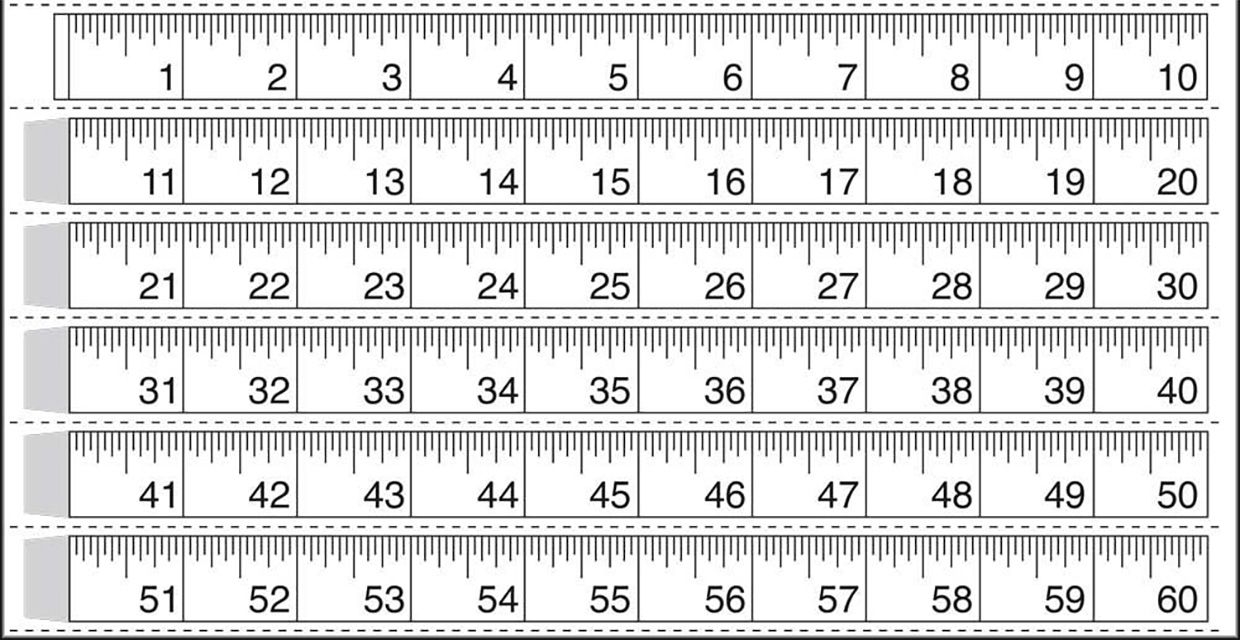 ruler in mm printable
