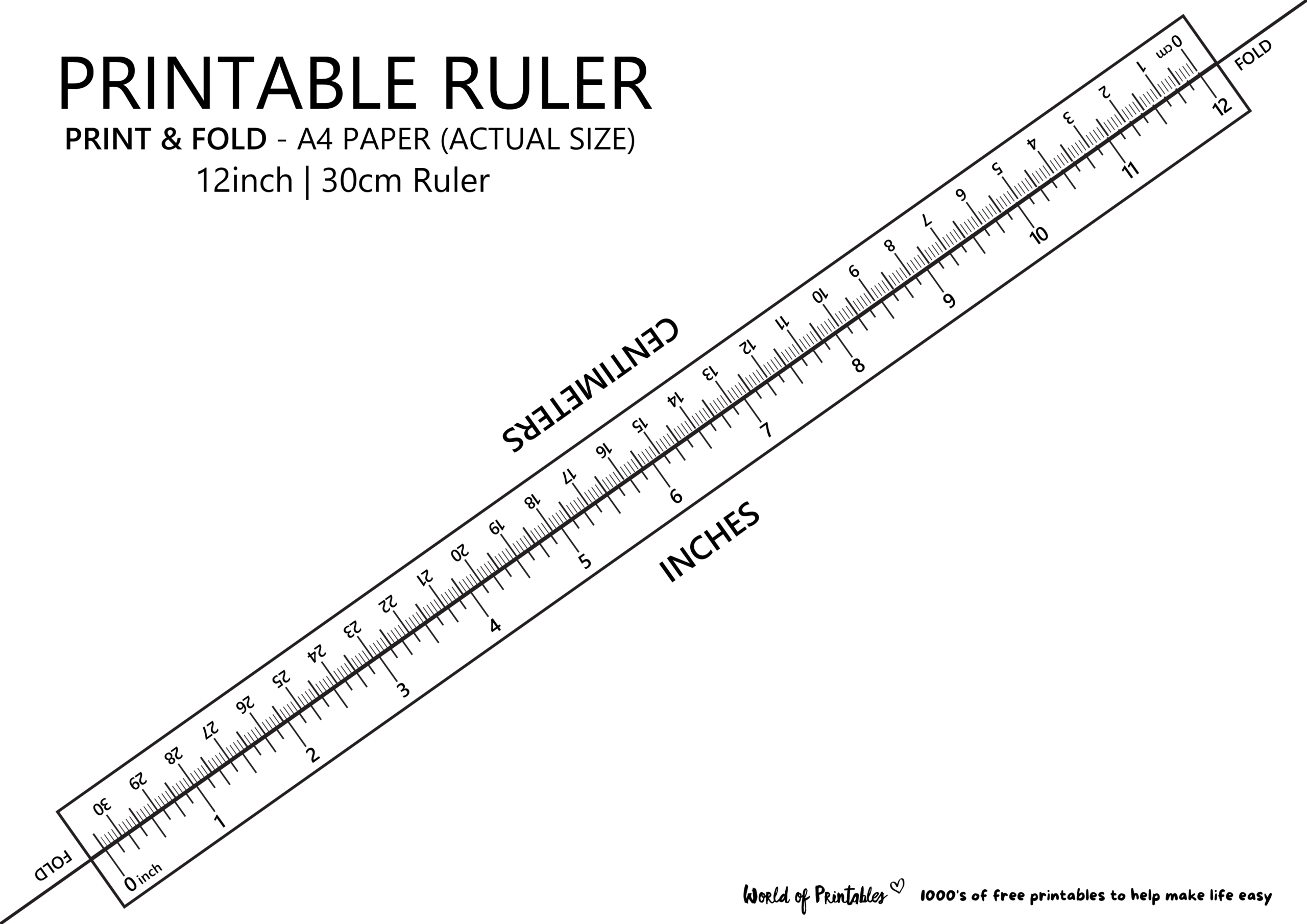 2024 Mm Ruler Actual Size Printable