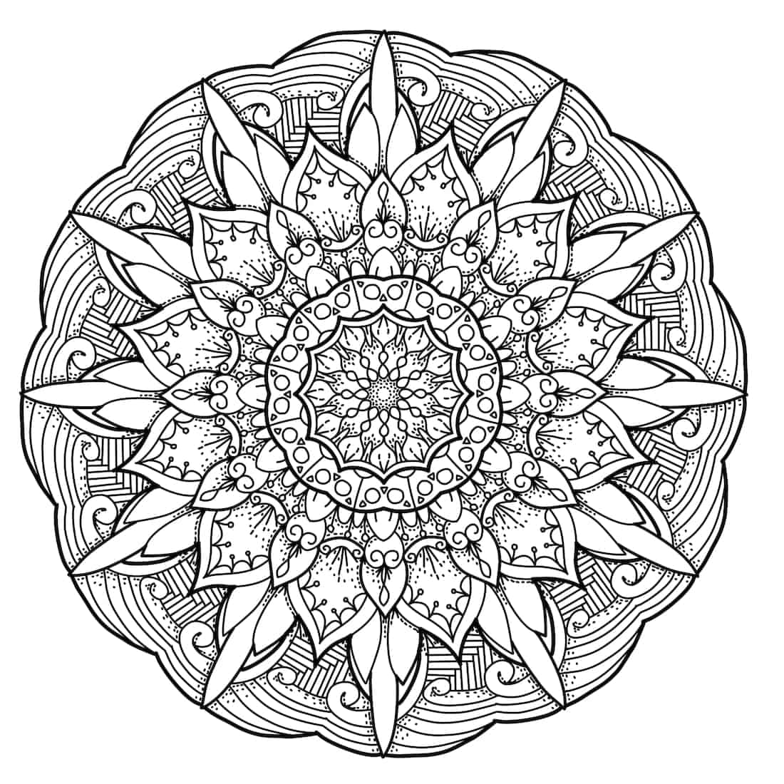 250 Mandala Coloring Pages Free PDF Printables 250 Mandala Coloring Pages Free PDF Printables