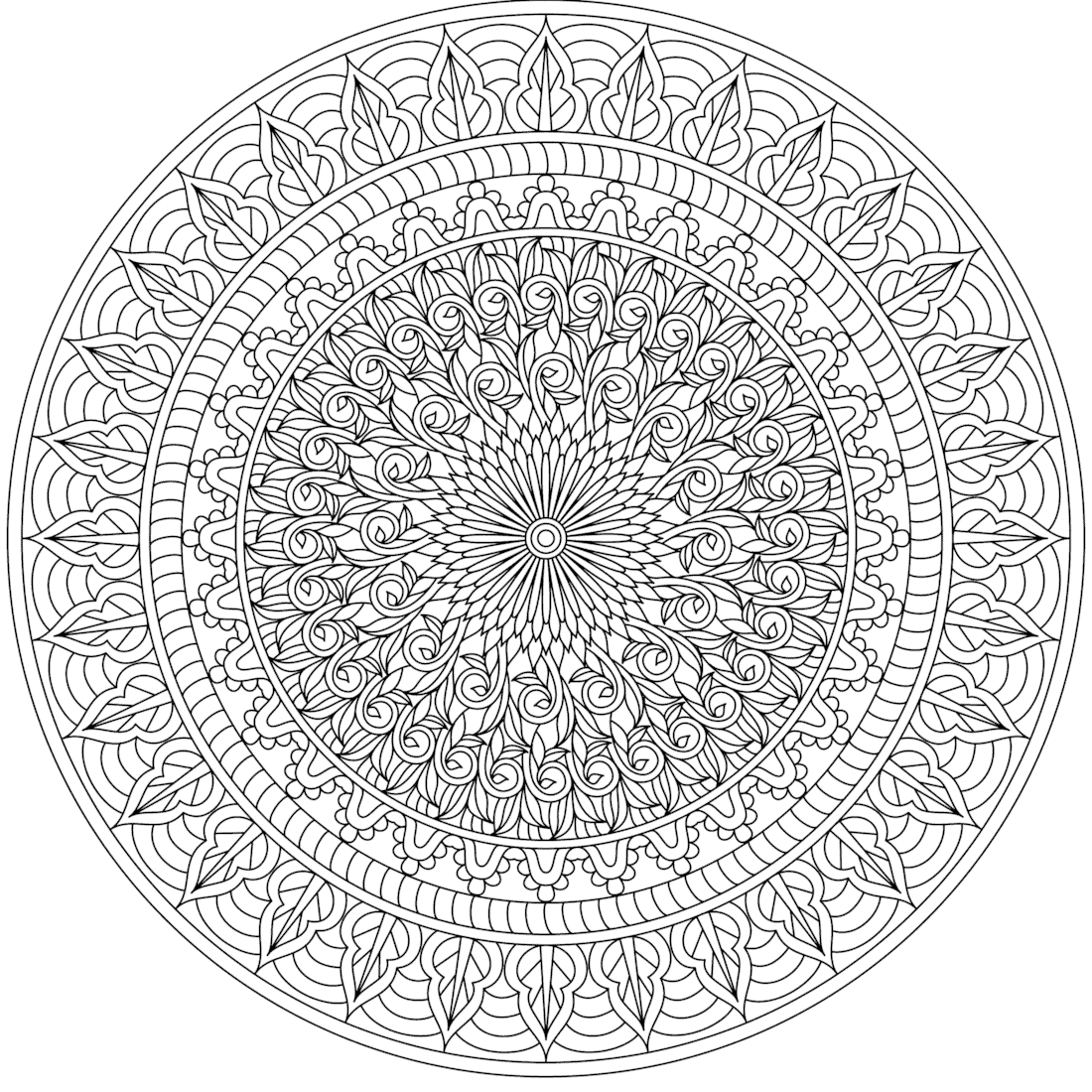 250 Mandala Coloring Pages Free PDF Printables 