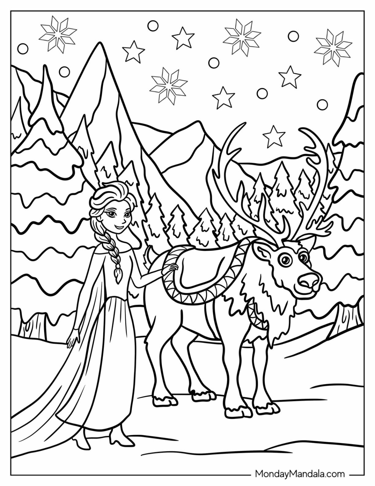 40 Elsa Coloring Pages Free PDF Printables 