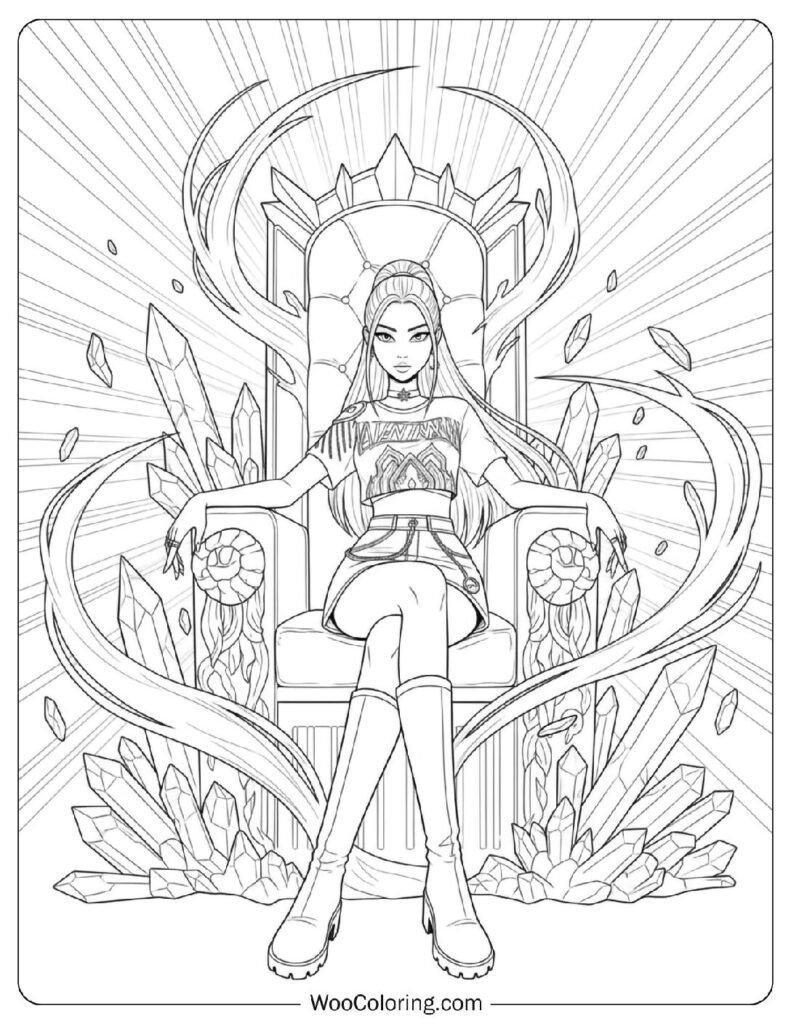 40 KPop Demon Hunters Coloring Pages Free PDF To Print Woo Coloring