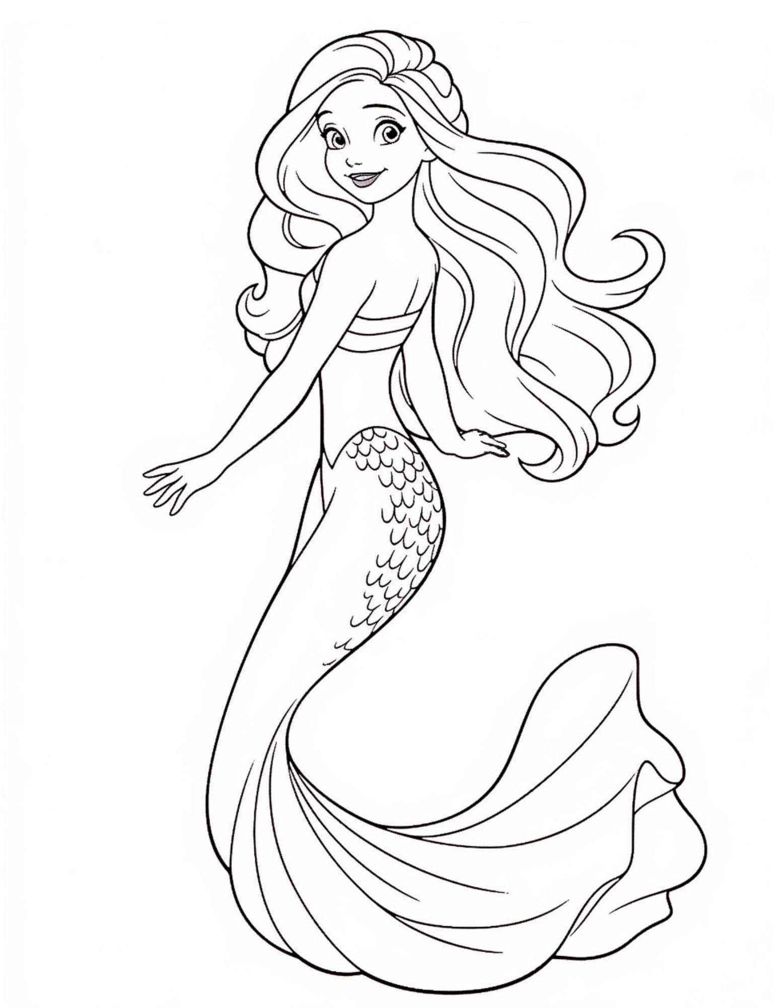 44 Mermaid Coloring Pages For Kids And Adults Our Mindful Life