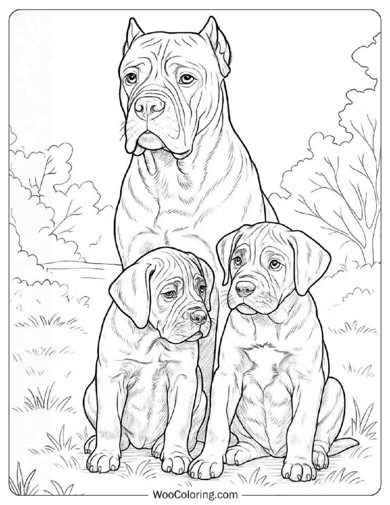 Dog Printable Coloring Pages
