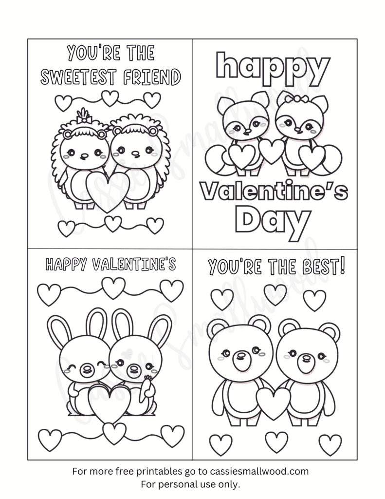 printable valentine cards