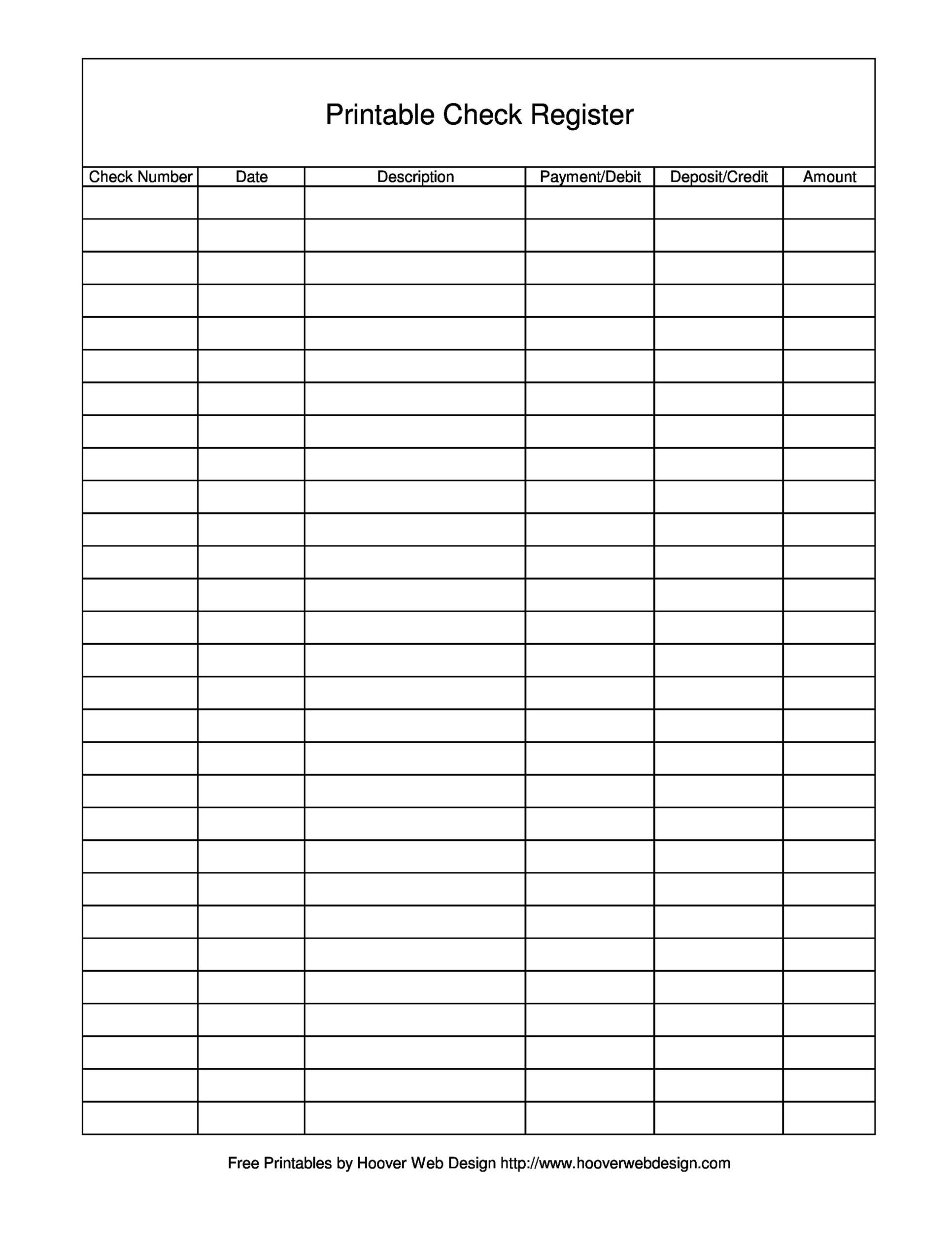 Address Book 6 Best Images Of Checkbook Transaction Register Printable Free Accounting Book