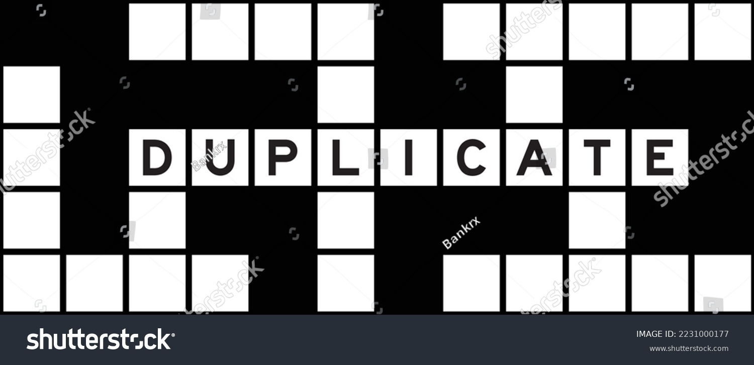on the double crossword puzzle