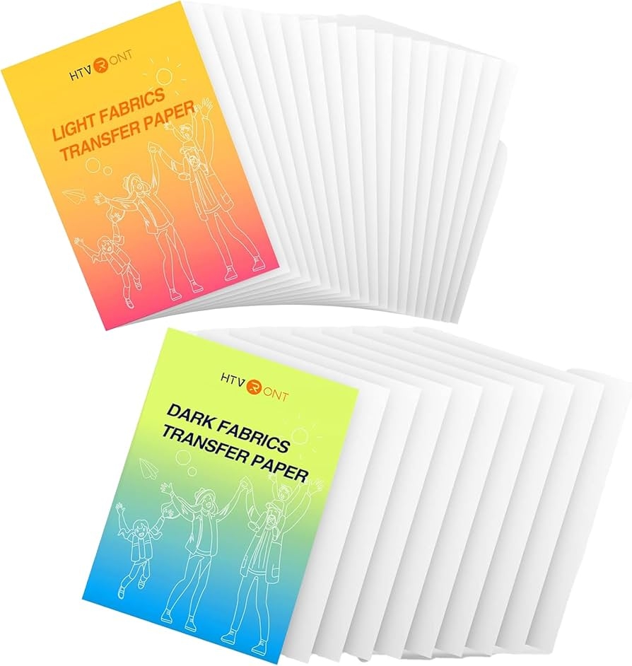Amazon HTVRONT Printable Heat Transfer Vinyl For Light T Shirt 20 Pack Heat Transfer Paper For Dark Fabric 10 Sheets 8 5 x11 Amazon HTVRONT Printable Heat Transfer Vinyl For Light T Shirt 20 Pack Heat Transfer Paper For Dark Fabric 10 Sheets 8 5 x11