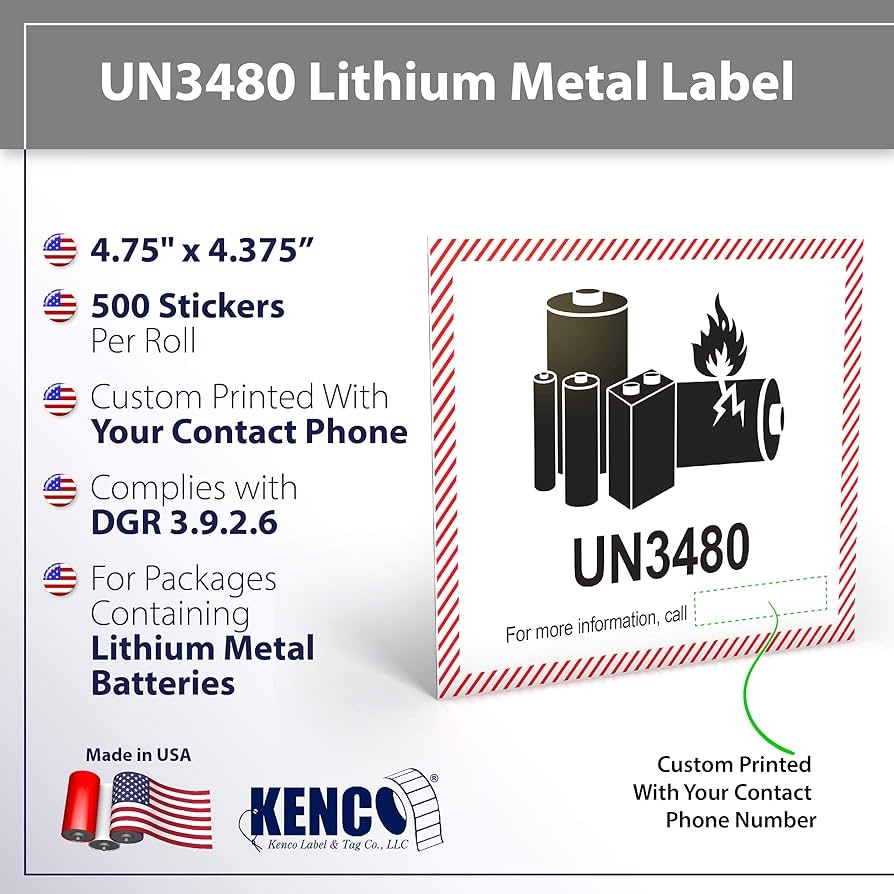 battery label printable