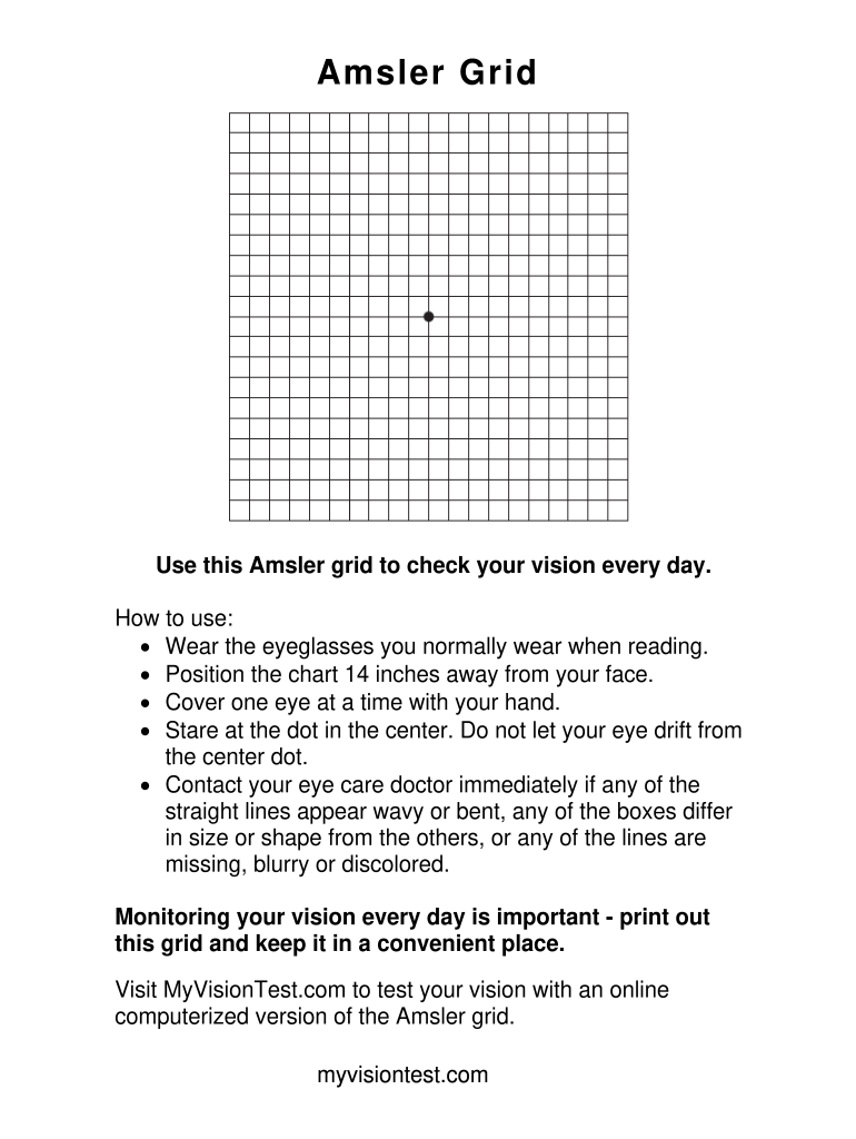 Amsler Grid Pdf Fill Out Sign Online DocHub