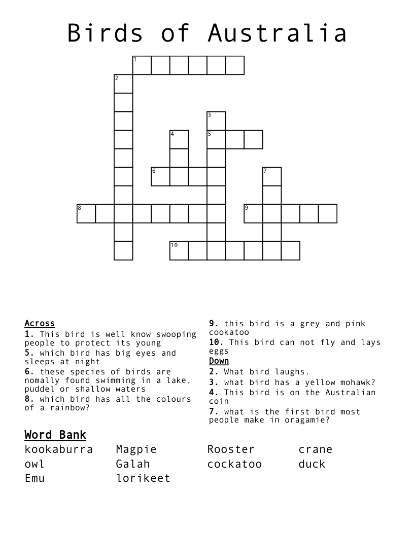 young bird crossword clue young bird crossword clue