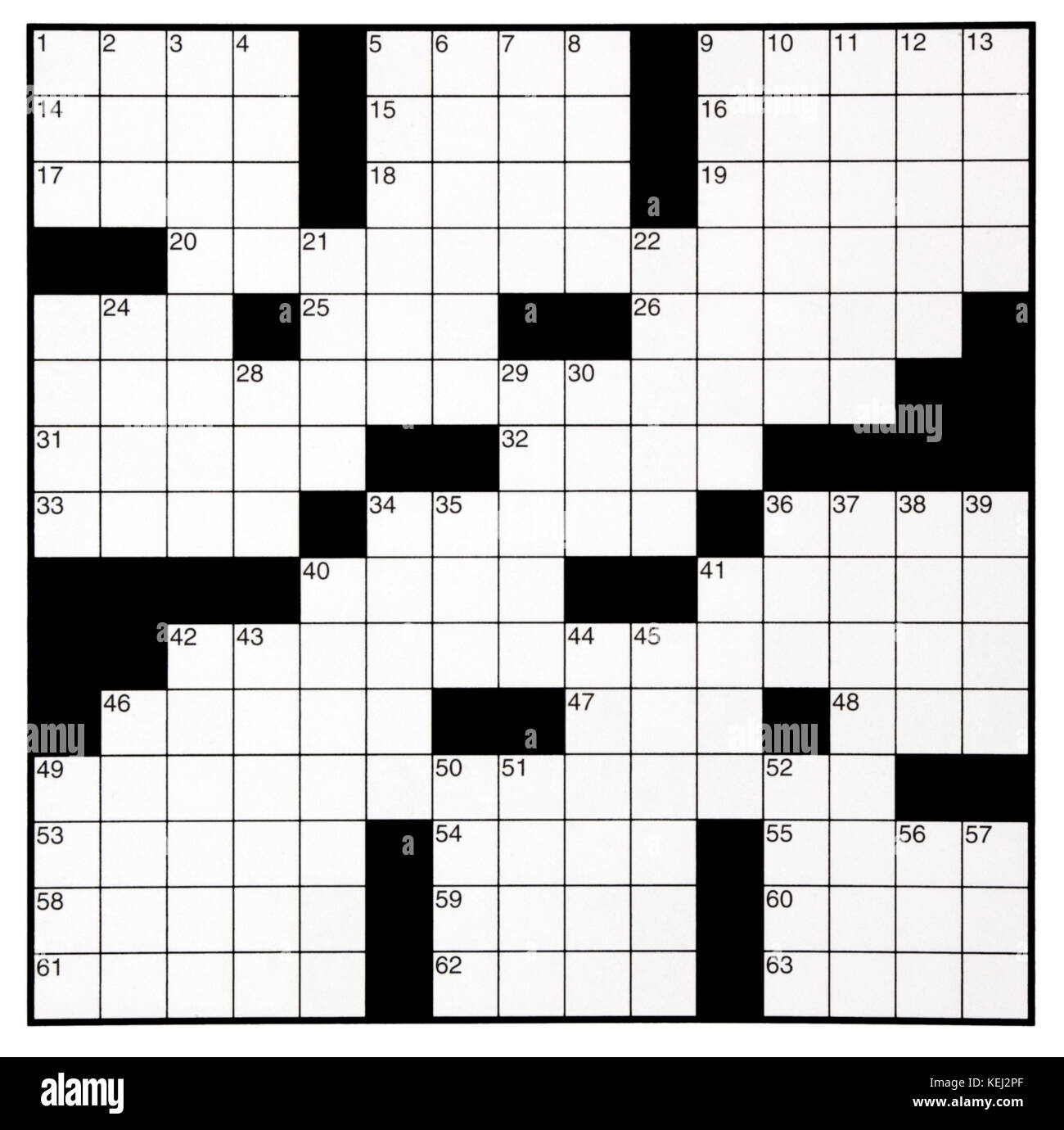 Blank Crossword Hi res Stock Photography And Images Alamy Blank Crossword Hi res Stock Photography And Images Alamy