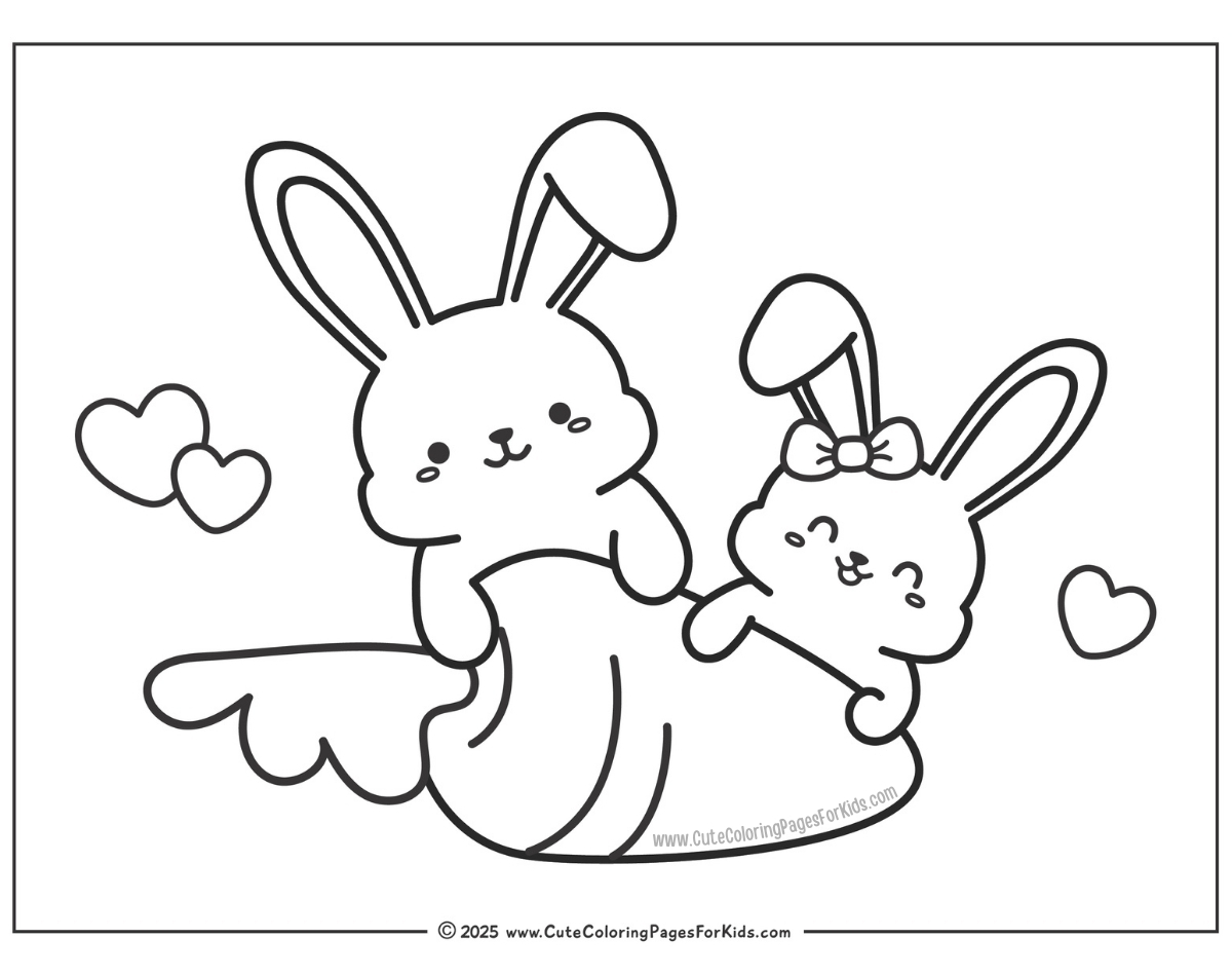 Bunny Coloring Pages Free Printable PDFs Cute Coloring Pages For Kids Bunny Coloring Pages Free Printable PDFs Cute Coloring Pages For Kids