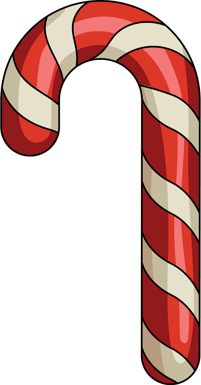 Candy Cane Free Vector Clipart Images On Creazilla