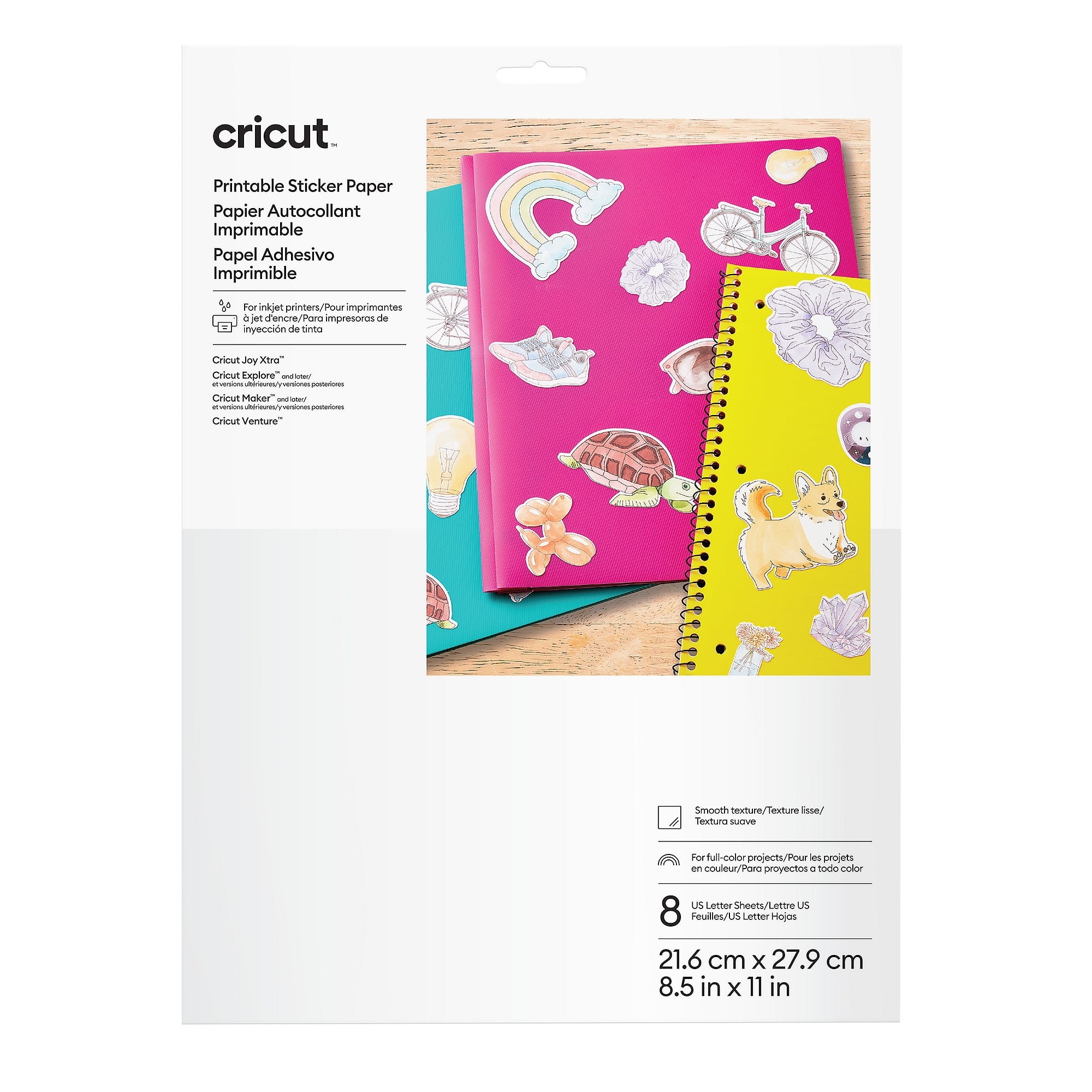 printable sticker paper cricut